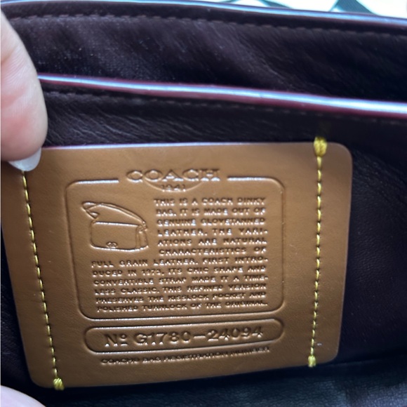 Gently Worn Coach Dinky Crossbody in Camel - Picture 11 of 15